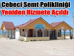 Cebeci semt polikliniği yeniden hizmete açıldı