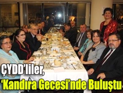 ÇYDDliler, Kandıra Gecesinde Buluştu