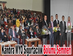 Kandıra MYO Sigortacılık Bölümü Semineri