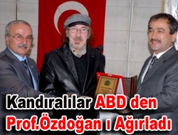 Kandıralılar ABD'den Prof.Özdoğan'ı ağırladı