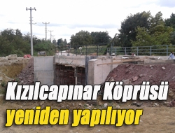 Kızılcapınar Köprüsü yeniden yapılıyor