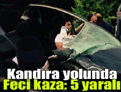 Kandıra yolunda feci kaza: 5 yaralı