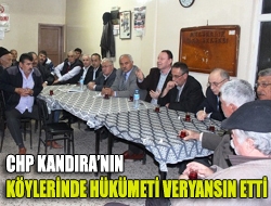 CHP Kandıranın köylerinde hükümeti veryansın etti