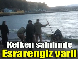 Kefken sahilinde esrarengiz varil