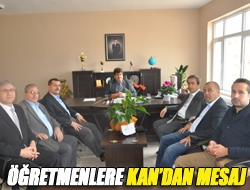 Öğretmenlere Kandan mesaj