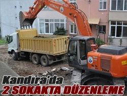 Kandırada 2 sokakta düzenleme