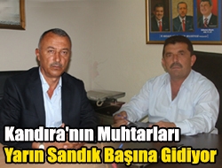 Kandıra'nın muhtarları yarın sandık başına gidiyor