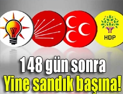 148 gün sonra yine sandık başına!