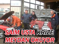 Saim Usta krize meydan okuyor