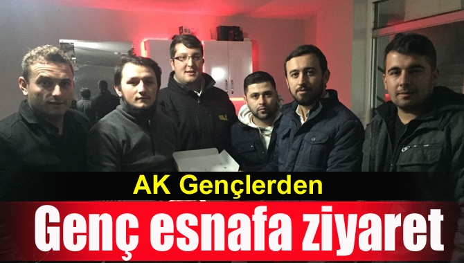 AK Gençlerden genç esnafa ziyaret