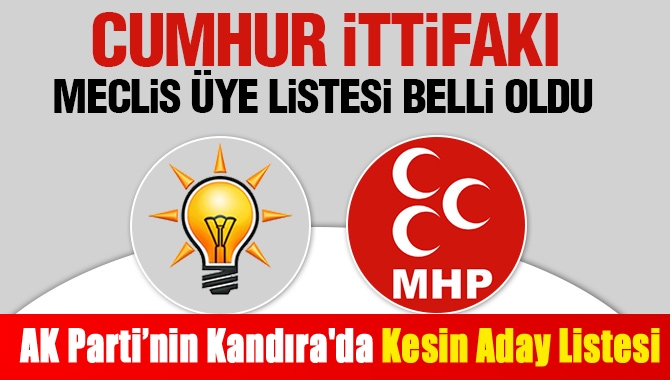 AK Parti’nin Kandıra'da kesin aday listesi
