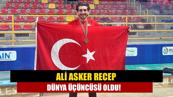 Ali Asker Recep Dünya Üçüncüsü Oldu!