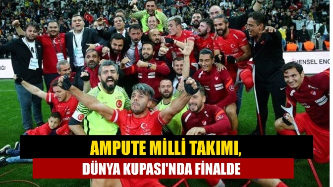 Ampute Milli Takımı, Dünya Kupasında finalde
