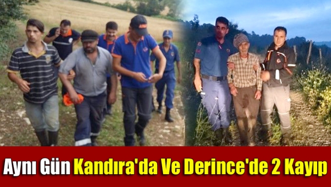 Aynı Gün Kandıra'da Ve Derince'de 2 Kayıp