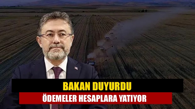 Bakan duyurdu ödemeler hesaplara yatıyor