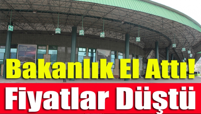 Bakanlık el attı! Fiyatlar düştü