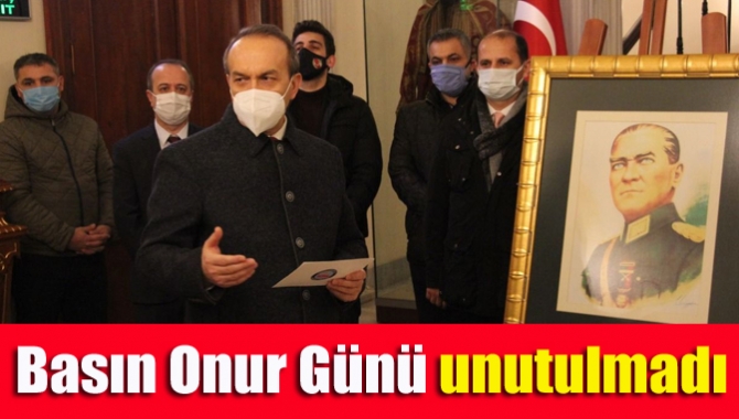 Basın Onur Günü unutulmadı