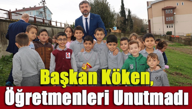 Başkan Köken, Öğretmenleri Unutmadı