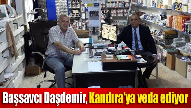 Başsavcı Daşdemir, Kandıra'ya veda ediyor