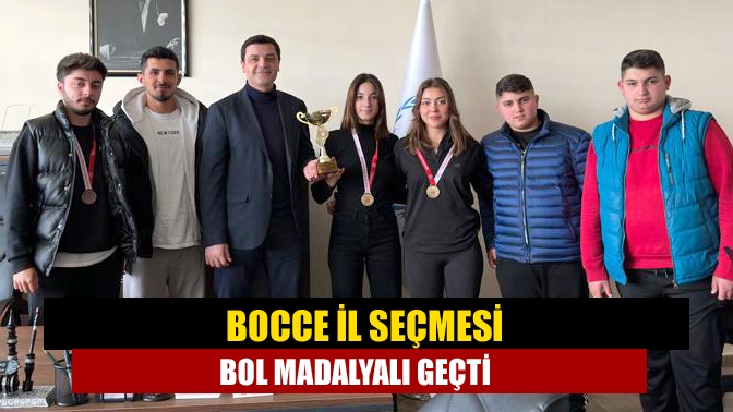 Bocce İl Seçmesi Bol Madalyalı Geçti