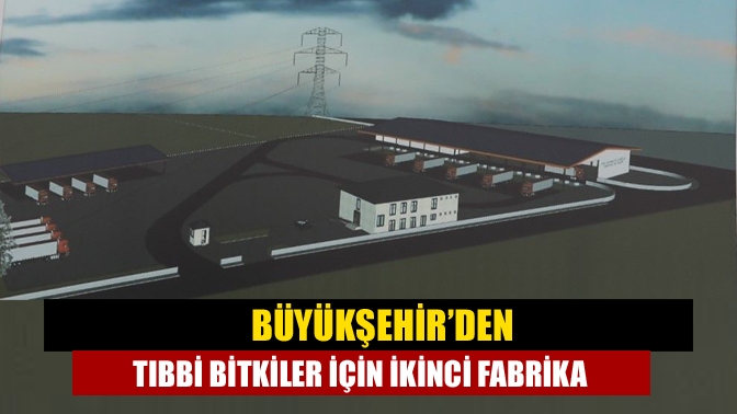 Büyükşehir’den tıbbi bitkiler için ikinci fabrika