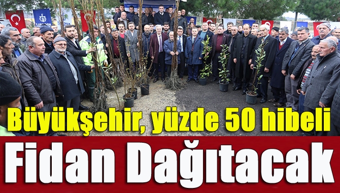 Büyükşehir, yüzde 50 hibeli fidan dağıtacak