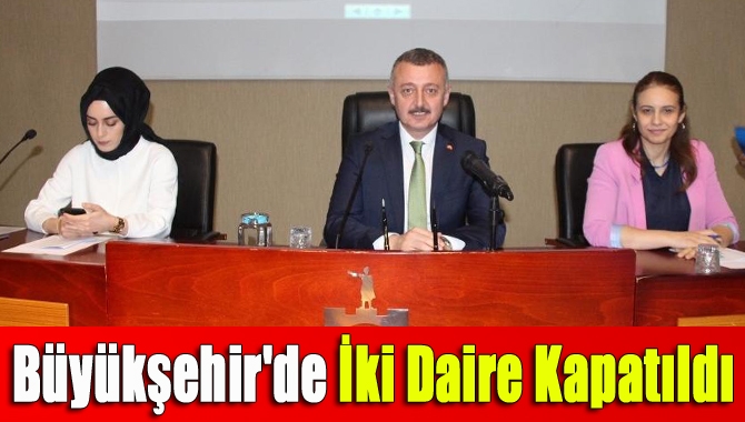 Büyükşehir'de İki Daire Kapatıldı