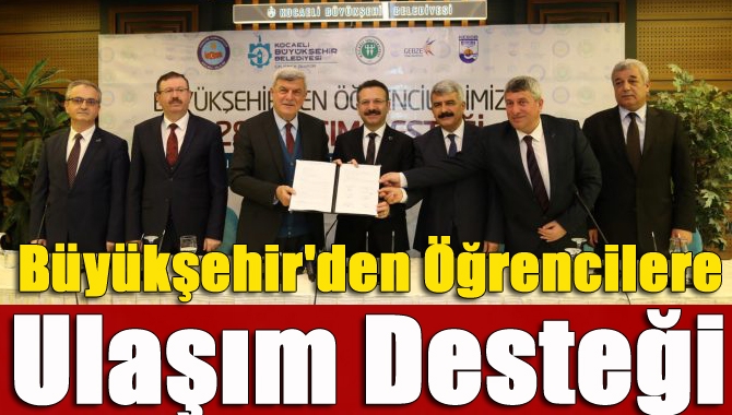 Büyükşehir'den Öğrencilere ulaşım desteği