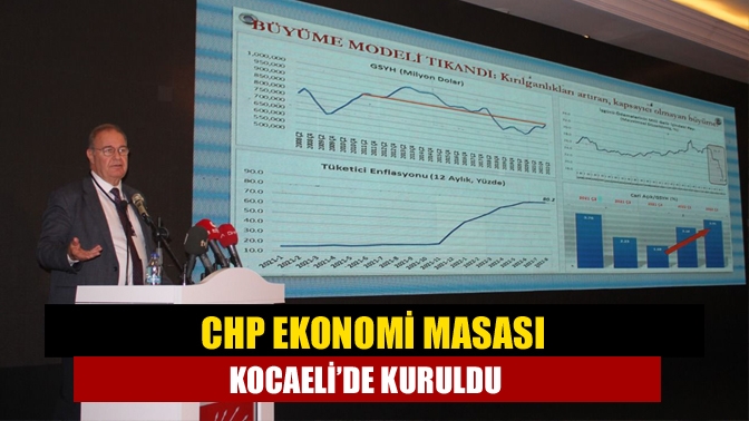 CHP Ekonomi Masası Kocaeli’de kuruldu