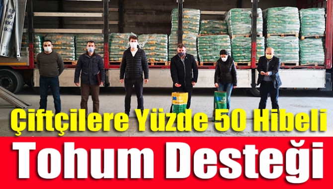 Çiftçilere yüzde 50 hibeli tohum desteği