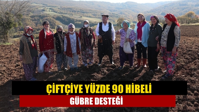 Çiftçiye yüzde 90 hibeli gübre desteği