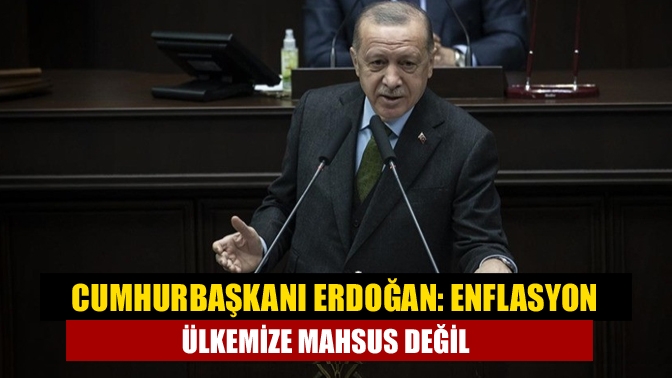 Cumhurbaşkanı Erdoğan: Enflasyon ülkemize mahsus değil