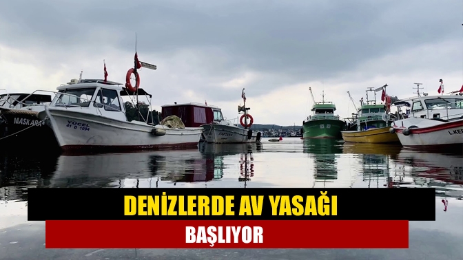 Denizlerde av yasağı başlıyor