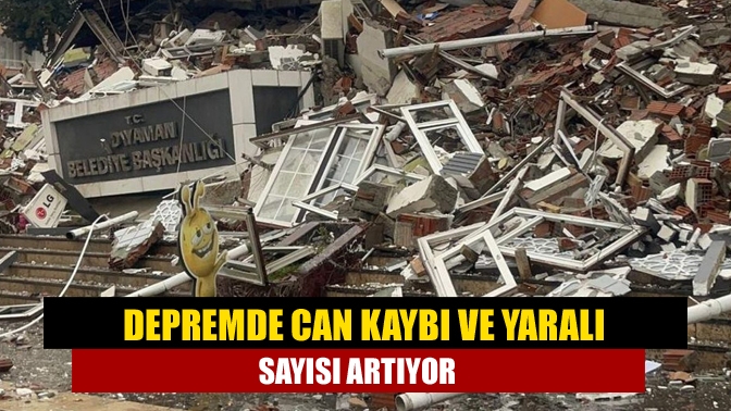 Depremde Can kaybı ve yaralı sayısı artıyor