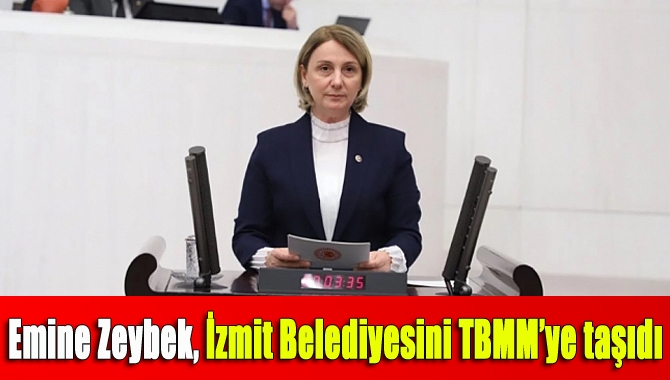 Emine Zeybek, İzmit Belediyesini TBMM’ye taşıdı