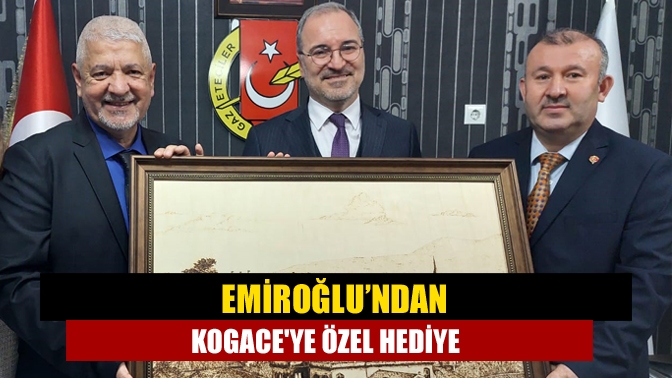 Emiroğlu’ndan KOGACEye özel hediye