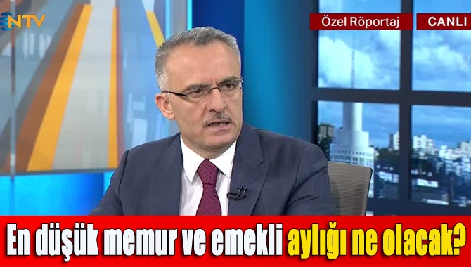 En düşük memur ve emekli aylığı ne olacak? Maliye Bakanı Ağbal açıkladı