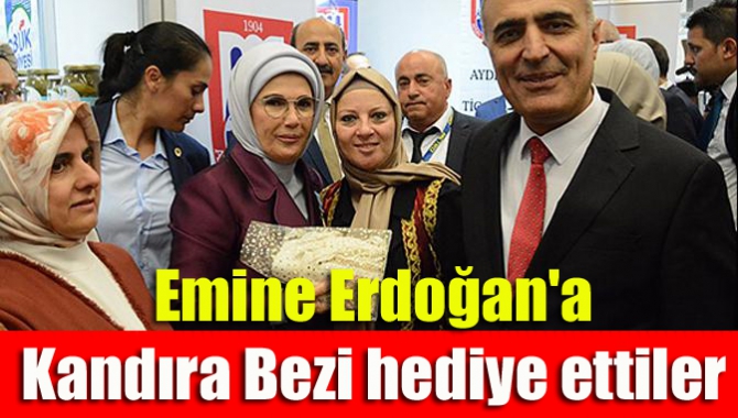 Erdoğan’a Kandıra Bezi hediye etti