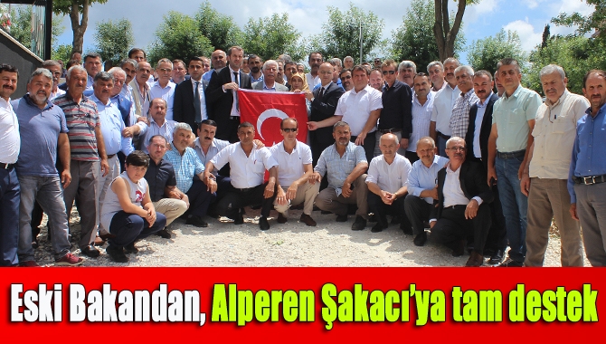 Eski Bakandan, Alperen Şakacı’ya tam destek