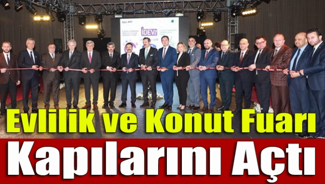 Evlilik ve konut fuarı kapılarını açtı