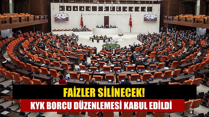 Faizler silinecek! KYK borcu düzenlemesi kabul edildi