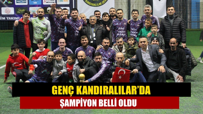 Genç Kandıralılar’da şampiyon belli oldu