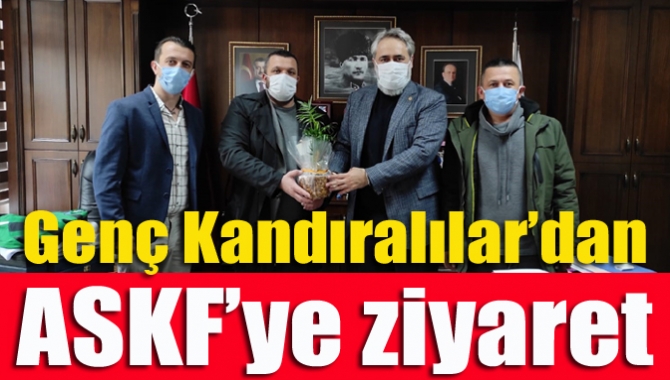 Genç Kandıralılar’dan ASKF’ye ziyaret