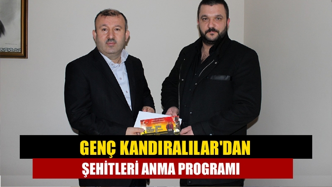 Genç Kandıralılar'dan Şehitleri Anma Programı