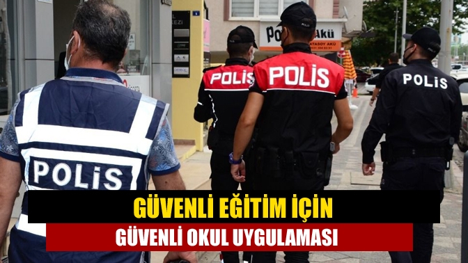 eğitim için Güvenli okul uygulaması