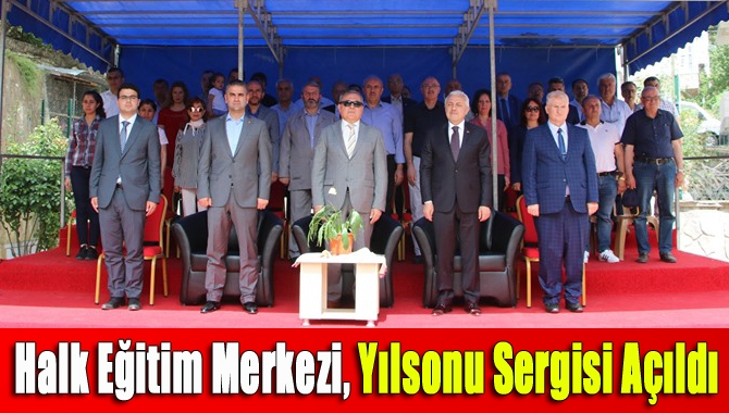 Halk Eğitim Merkezi, yılsonu sergisi açıldı