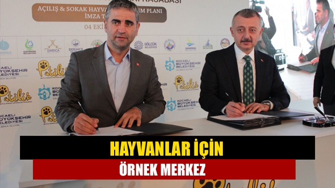 Hayvanlar için örnek merkez