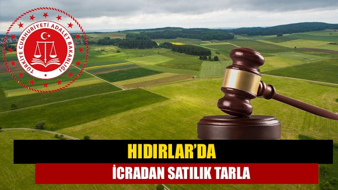 Hıdırlar’da icradan satılık tarla