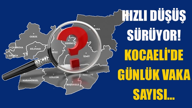 Baka Koca son rakamları açıkladı… Kocaelide vaka sayıları düşmeye devam ediyor!