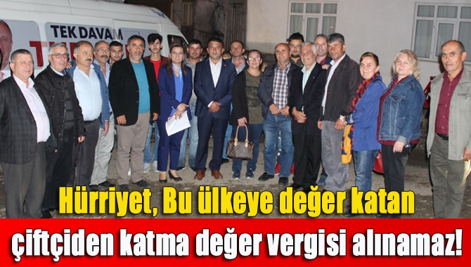 Hürriyet: Bu ülkeye değer katan çiftçiden katma değer vergisi alınamaz!